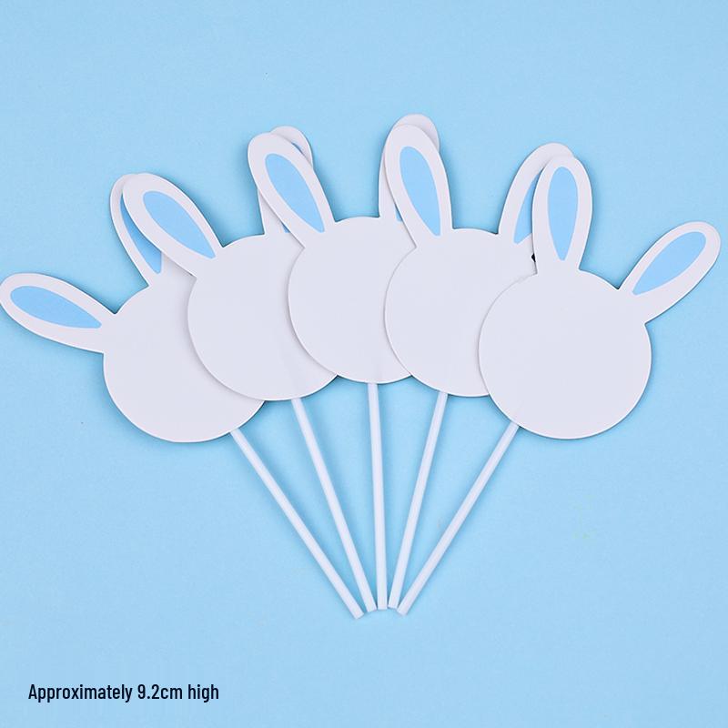 Writable Cloud Topper Greeting Card for Cake Decoration - Birthday & Dessert Table Accessory