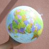 Inflatable Globes Toy for Education Fun Pool Toy Detailed Geographic Annotation Easy To Inflate Carry Beach Ball for Kids