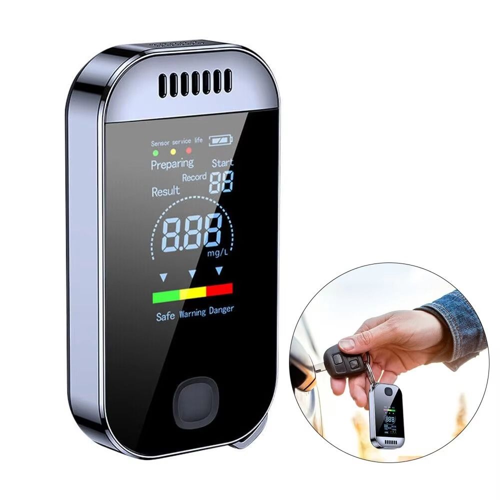 High Sensitivity Breathalyzer Analyzer Portable Blow Breathalyzer  Breathalyzer Diagnostic Tool