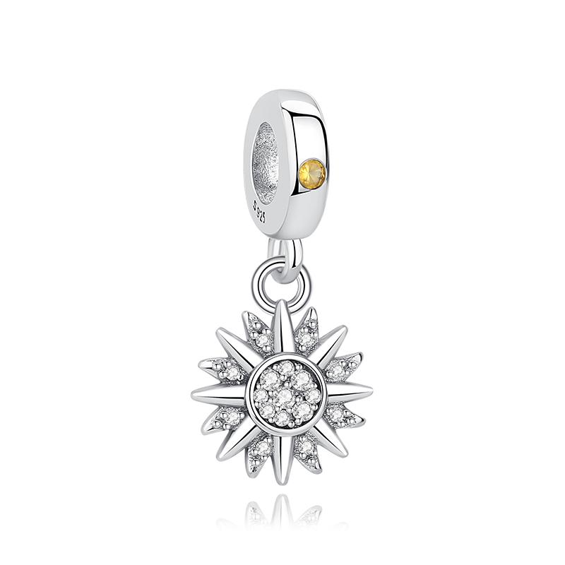 925 Silver Charm Love Star Moon Sun Spaceman Pendant Beads Charms Fit Original Bracelets Necklaces Jewelry For Women