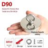 Neodymium Iron Boron Pot Magnet with Strong Magnetic Suction and Lifting Ring for River Dredging