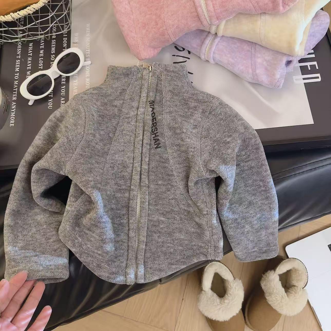 

Girls Autumn/Winter Jacket - Stylish Parent-Child Cardigan Top 2025 New Arrival 130