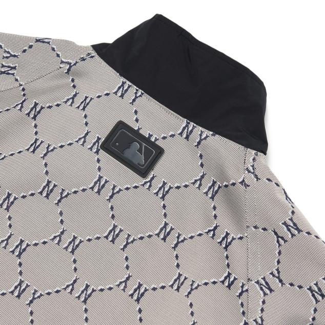 New MLB Old Flower Jackets Unisex Black 3AWJM0221-50BGS