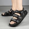 A Pair Of Fashionable Summer Sandals, Wear-Resistant, Casual Appointment Beach Shoes, Versatile Driving Shoes For Men