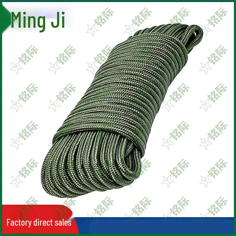 Mingji Heavy-Duty Military Green Nylon Rope