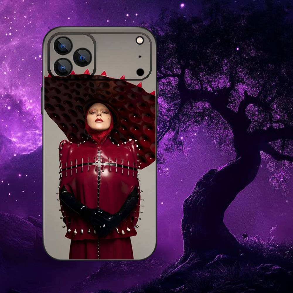 L-Lady G-Gaga Famous Singer Phone Case For iPhone 17,16,15,14,13,12,11,Pro,Max,Plus,E,Air,Mini Protective TPU Cover