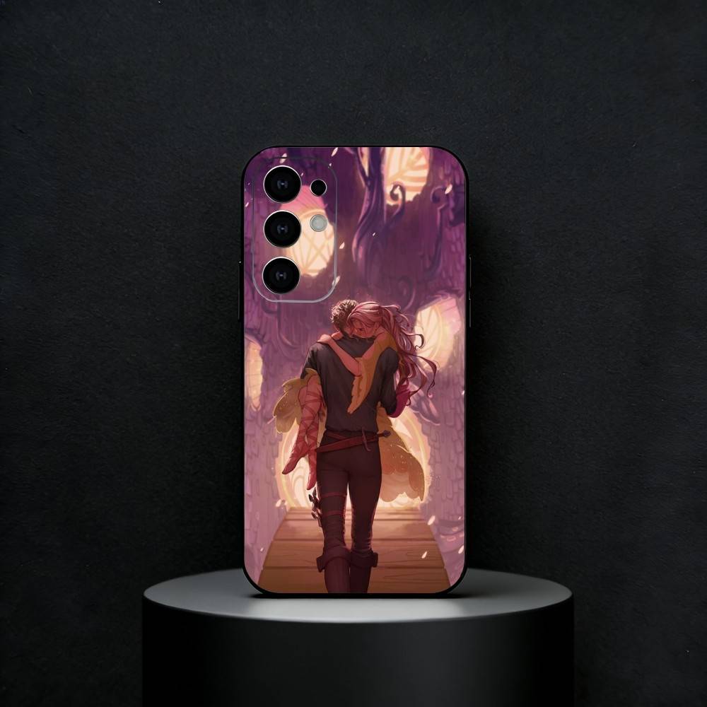 Once Upon a Broken Heart Phone Case For Samsung S25,24,23,22,30,21,10,9,Ultra,Plus,FE 5G Black Soft Case