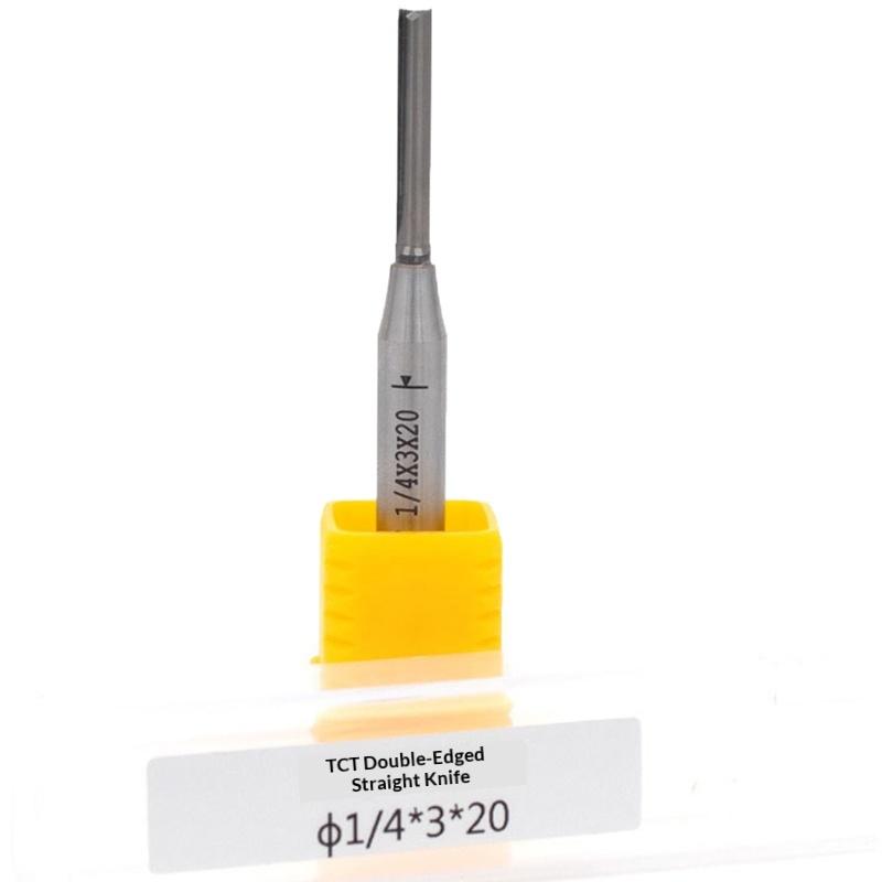 Milling Cutters 3Mm Tct Carbide Straight Blade For Trimmers For Paint-Free Boards Mdf Particleboard Cutting Woodworking Tool