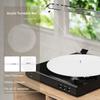Acrylic Turntable Record Platter Turntable for LP Record Players 12-inch Mat, Vibration-Dampening Mat, Anti-Static Slipmat, (Opal White)