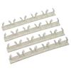 Portable 5 Cabinet Spice Wall Rack Storage Plastic Kitchen Organizer Door Hooks
