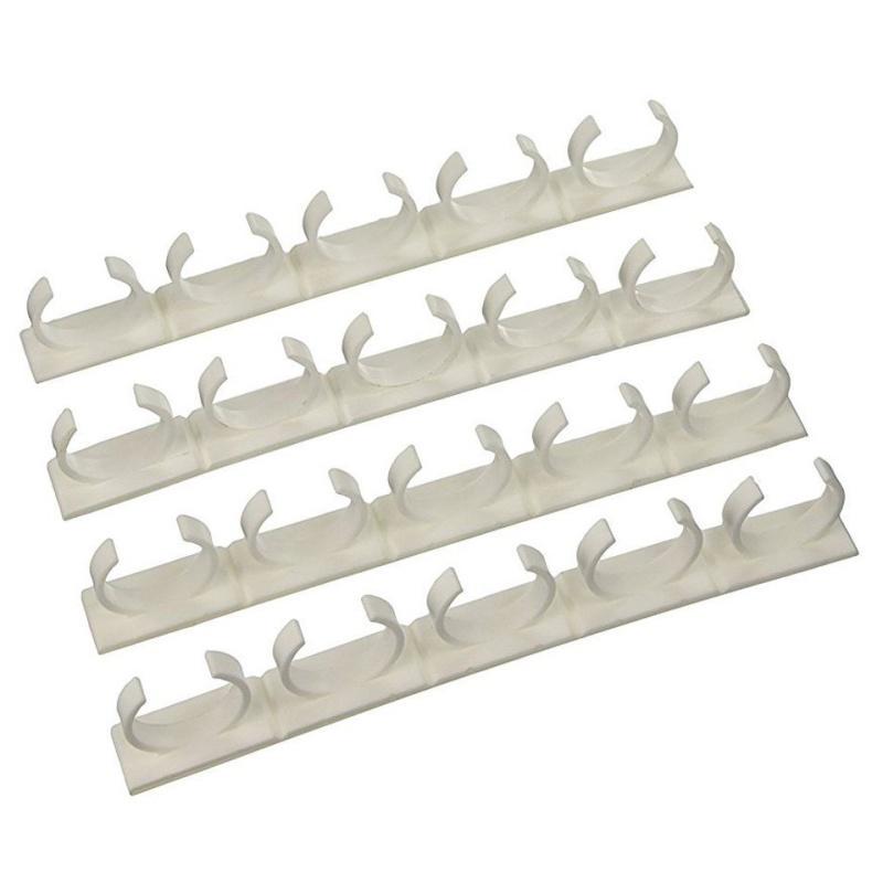 Portable 5 Cabinet Spice Wall Rack Storage Plastic Kitchen Organizer Door Hooks