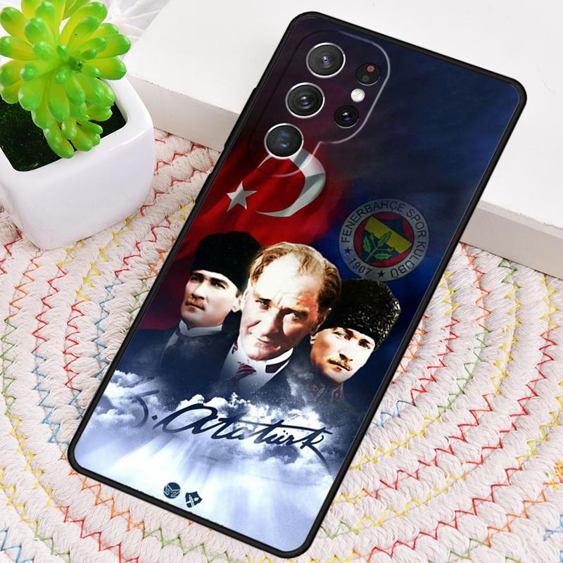 Turkei Turkey Ataturk Flag TPU Phone Case For Samsung Galaxy note 10 pro S26 S25 S24 S23 S22 Ultra Plus S21 FE S20 Cover