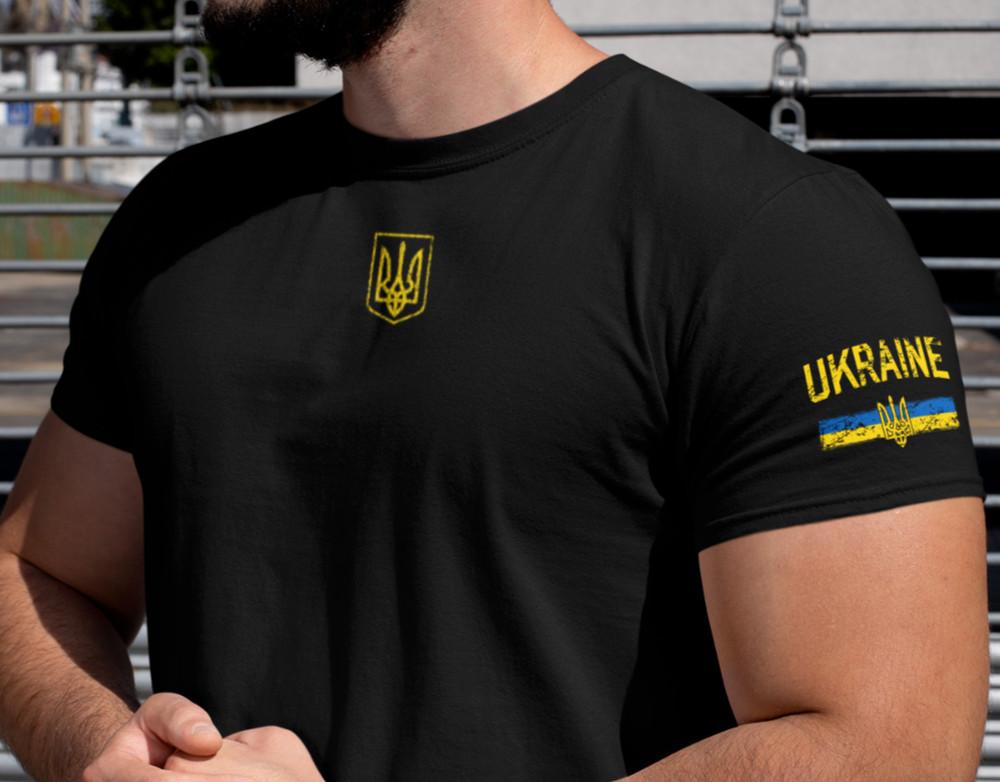 Ukrainian T shirt, Ukraine T shirts, Zelensky Tshirt, Ukraine Trident Logo Tee