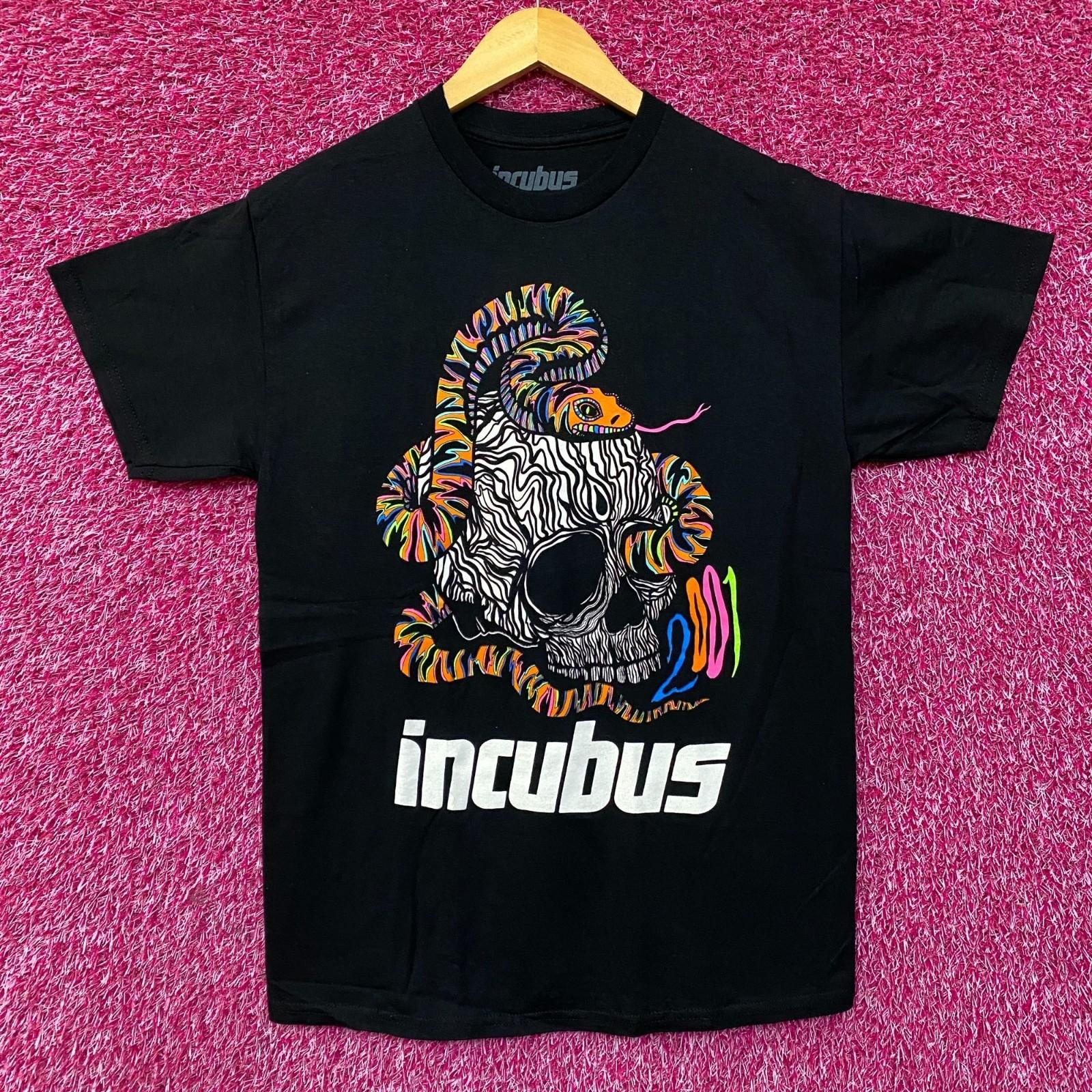 Incubus Snake in Skull Tshirt size Medium S