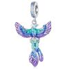 WOSTU 925 Sterling Silver Unique Phoenix Open Ring For Women Original Luxury Animal Justable Rings Xmas New Year Jewelry Gift