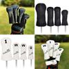 PU Leather For Driver Golf Club Cover Golf Rod Sleeve Fairway Putter Golf Woods Head Cover