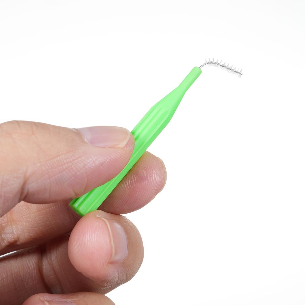 100PCS Interdental Brushes Dental Floss Toothpick Orthodontic Braces Brush Tooth Cleaning Tool Oral Care with Storage Box