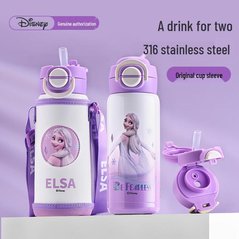 Disney 316 Stainless Steel Dual-Drink Kids Insulated Water Bottle