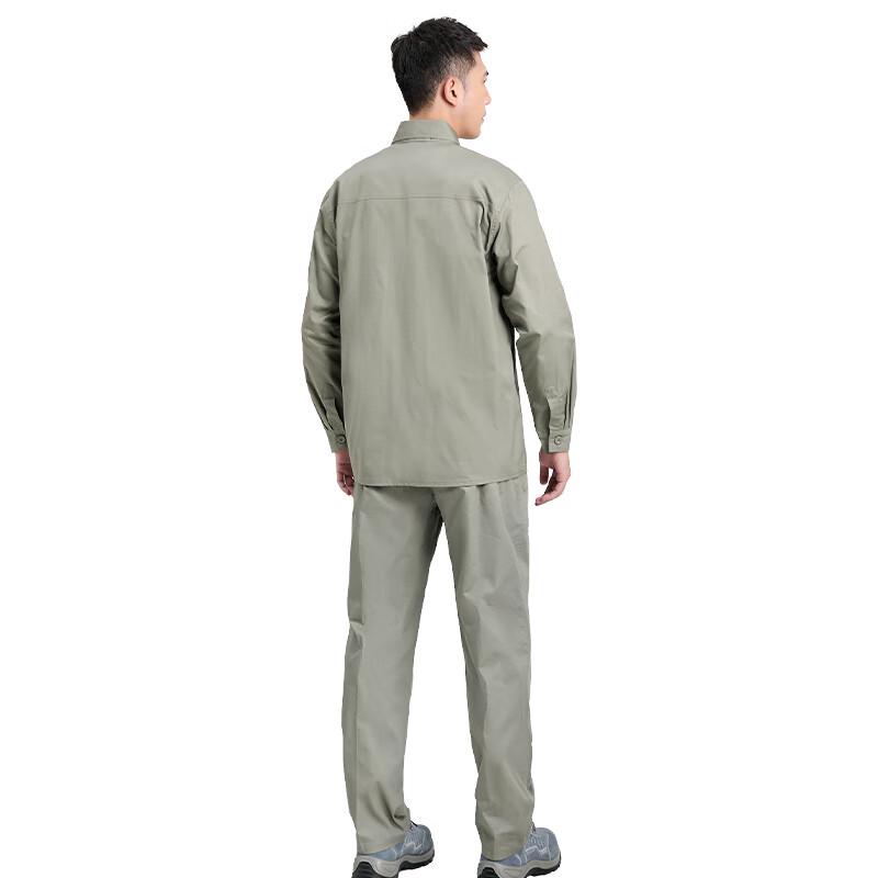 Zhengzhanhu Pure Cotton Summer Long Sleeve Workwear Set