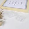 Customizable Mini Transparent Plastic Jewelry and Earplug Storage Box