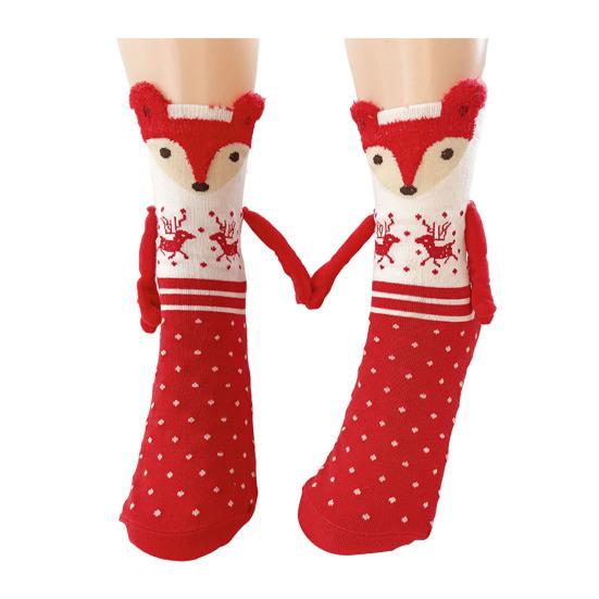 Magnetic Holding Hands Socks Novelty Funny Christmas Holding Hands Socks Xmas Stocking Stuffer Gag