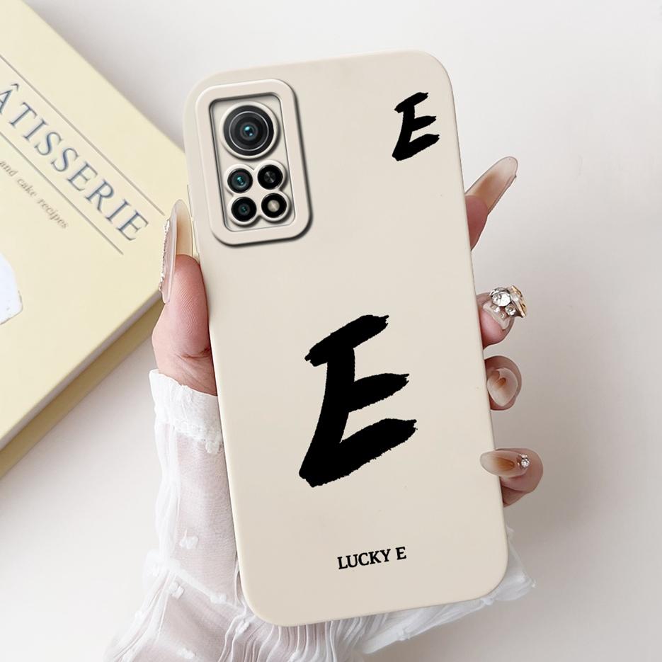 For Xiaomi Mi 10T Pro 5G Case Cute Lucky Letters Cover Soft Silicone Phone Case For Xiaomi Mi 10T Mi10T Pro 5G Back Cover Bumper