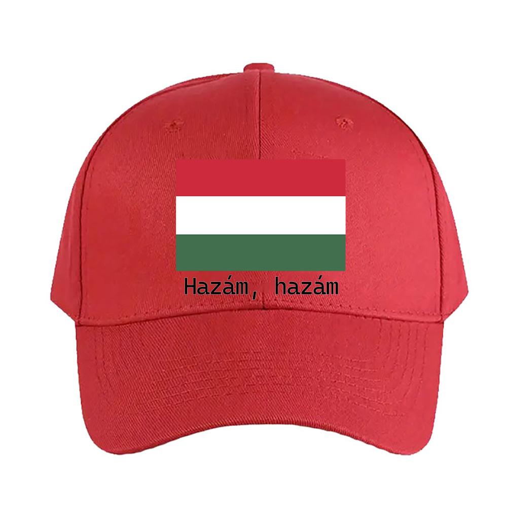 Ungarische Flagge Hazm hazm Baseballkappe Frau Männer Sommer Lässiger Sonnenhut Erwachsener Verstellbar Wander-Angelhut