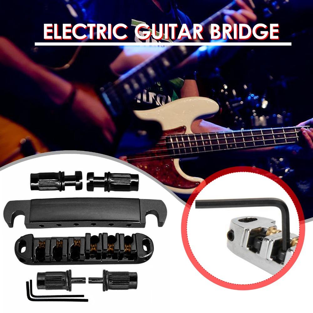 6 String Roller Saddle Bridge Metal Electric Guitar Bridge Electric Guitar
