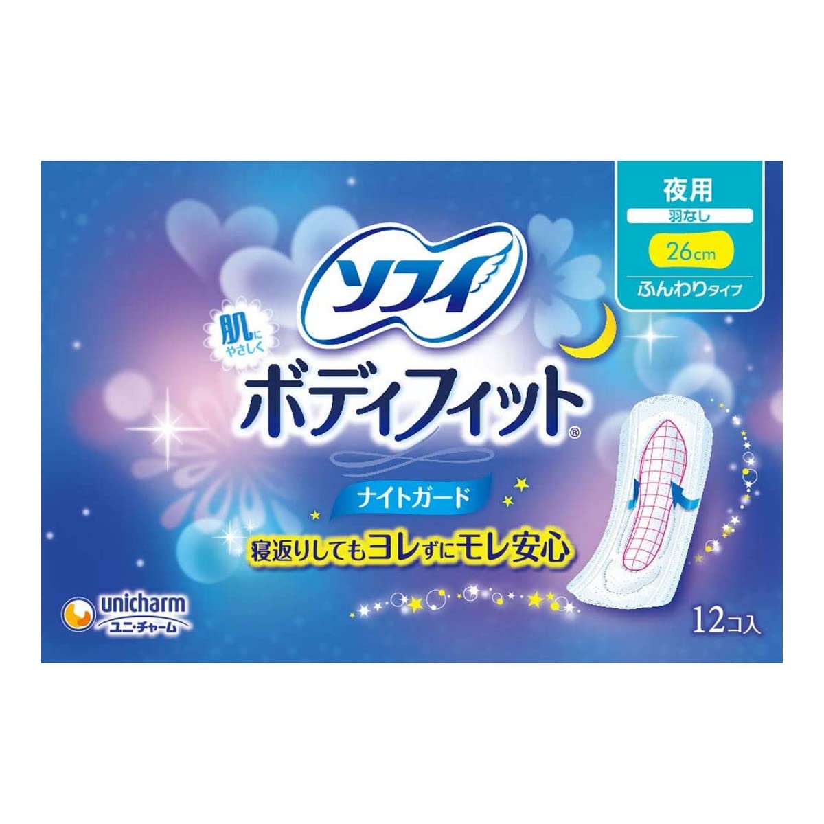 

Sophie Body Fit Night Guard 12 шт. для ночи 26 см