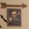 Edgar Allan Poe and the Raven Portrait Poster - 11x14 Print Raven Wall Art - Gothic Decor - Spooky Wall Decor