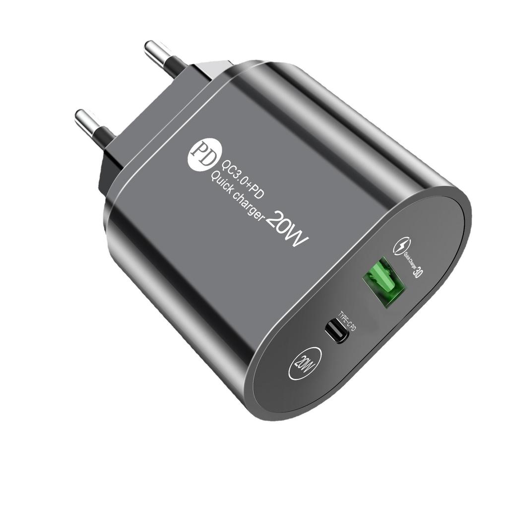 12W PD Fast Charger 2.4A EU/US Plug Type-C Adapter