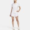 Nike Solid Color Logo Crew Neck Running Fitness Training Quick-Dry Breathable Short Sleeve T-Shirt Women Tops White FN2799-100