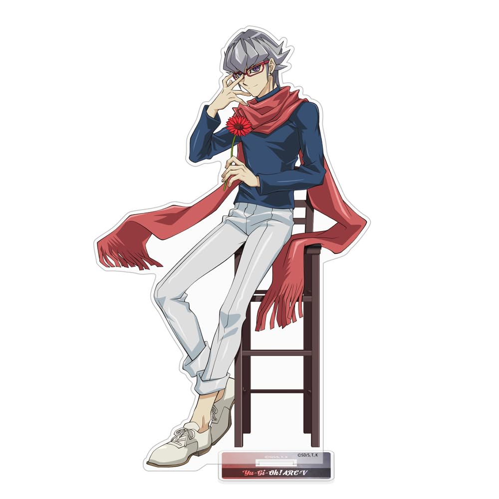 

COSPA Оригинальная иллюстрация Реджи Акаба Акриловая подставка Одинокий цветок Мерцающий [Официальный] Yu-Gi-Oh! ARC-V (большой) Вер.