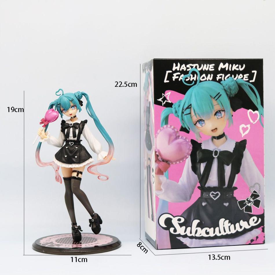 Echte Hatsune Miku Actionfiguren Nicht Mainstream Mode Miku Kollektion Spielzeug Süßigkeiten Lutscher Geburtstag Weihnachten Geschenk