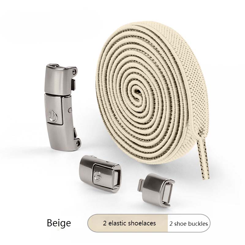 Press Lock Schnürsenkel ohne Bänder, elastische Schnürsenkel, Sneaker, 8 mm, verbreitert, flach, ohne Binden, Schnürsenkel für Kinder und Erwachsene, Schnürsenkel für Schuhe