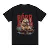 Bober Kurwa Bobr T-shirt Funny Beaver Meme Graphic T-shirt Style Women's Casual Loose Short Sleeved T-shirt Street Clothing Tops