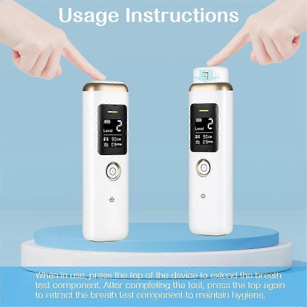 Oral Odor Freshening Rate Detector, Portable Oral Breath Monitor with Real-Time Odor Checking, Profe