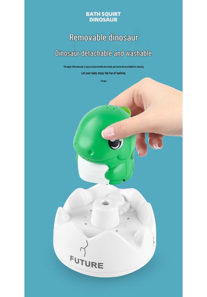 Electric Dinosaur Egg Bath Toy with Lights & Music