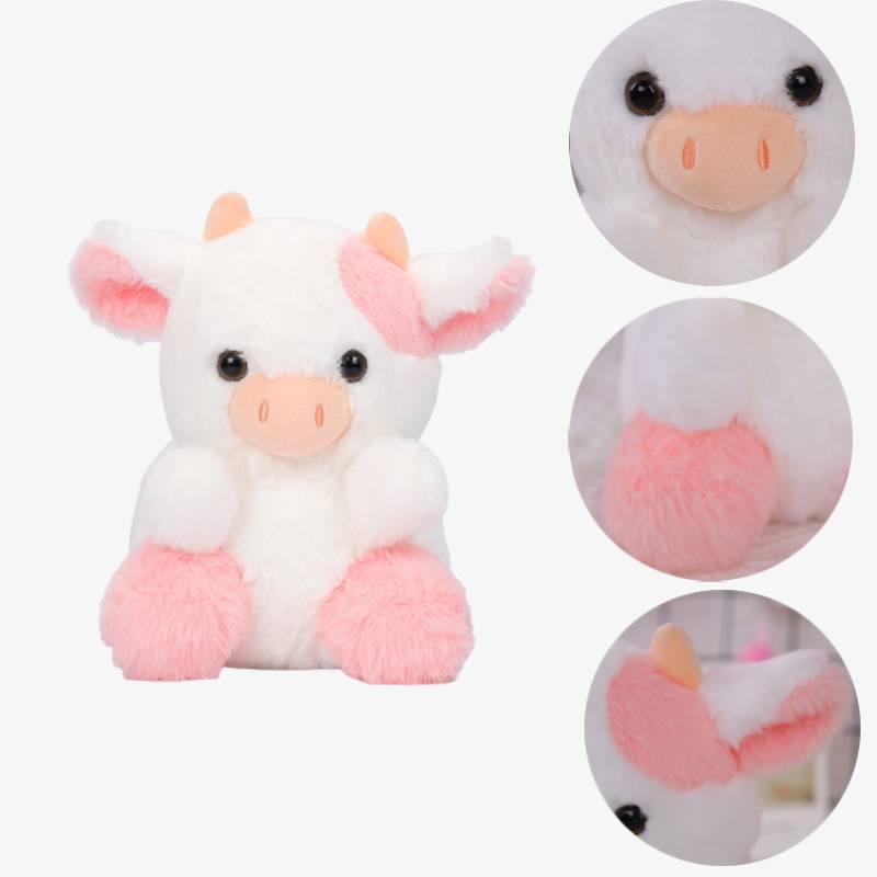 Pelúcia Vaca Morango Belle Presente Perfeito Para Amantes de Vacas!
