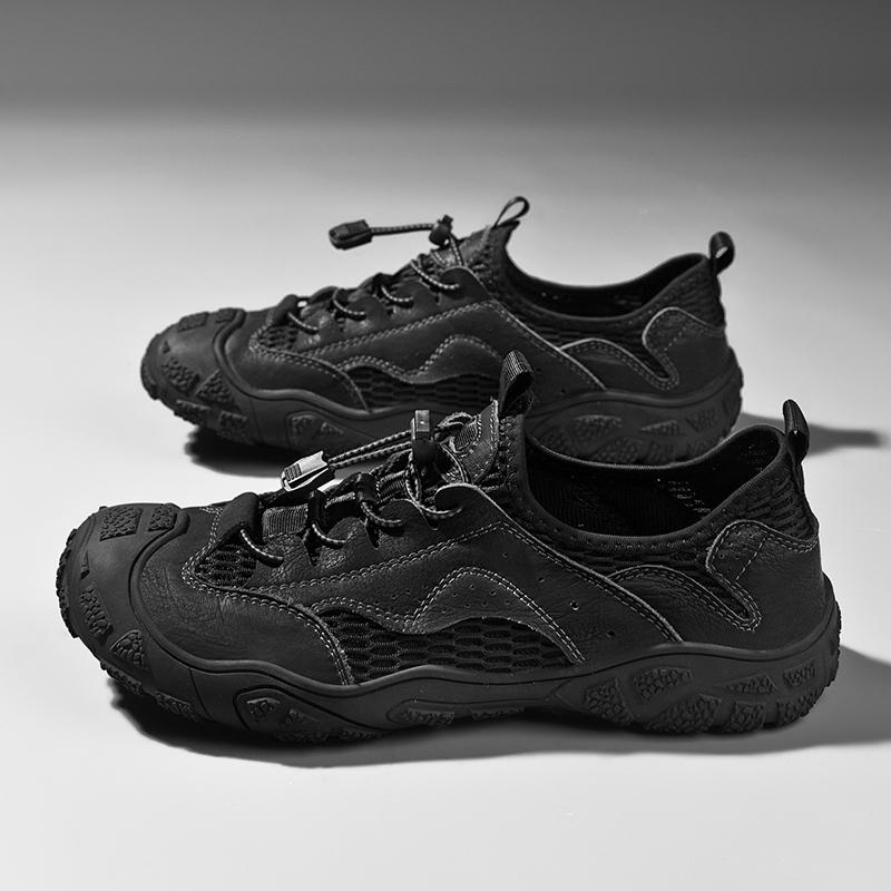 Fashion Summer Breathable Hollow Out Mesh Men Hiking Shoes Outdoor Men Sneakers Climbing Shoes Luxury Quality Men Sport Non-Slip Shoes