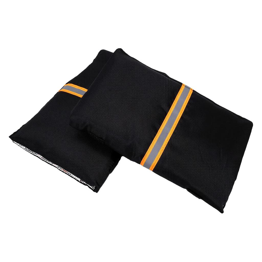 2 PCS Outdoor Faucet Covers for Winter Freeze Protection Outside Insulated Oxford Fabric Spigot Covers with Reflective