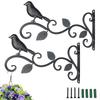 Metal Hanging Flower Plant Basket Wind Chime Hook Hanger for Balcony Home D