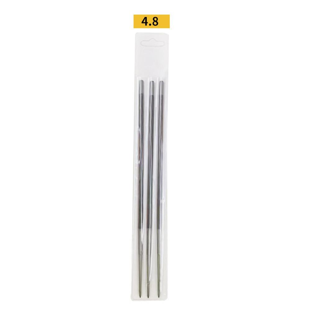 3Pcs Portable 4.0/4.8/5.5mm Chain Saw Chain Files Hand Tools High Hardness Grinding File Round Chain Files Grinding Tool
