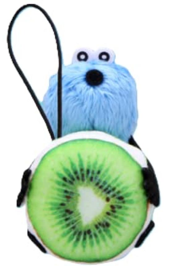 

Puppet Sunsun Plush Mascot Sunsun Official Mascot 8cm with (Fruit Kiwi Approx. Strap)
