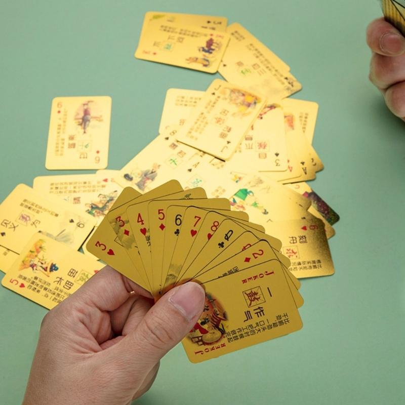 Mini Playing Cards, Waterproof Poker Cards Miniature Poker Cards Dollhouse Poker Small Game Deck Cards for Teens Adults