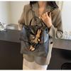 New Women's Bag, Retro Double Shoulder Student Bag.