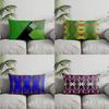 Home Decor Colorful Geometric Pattern Pillow Suitable For Sofa Bedroom Car Pillow Cover Cushion Rectangular Back Cushion
