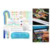 Crochet Hook Kits Knitting Needle Weaving Sewing Tool Clip Marker Set for Women