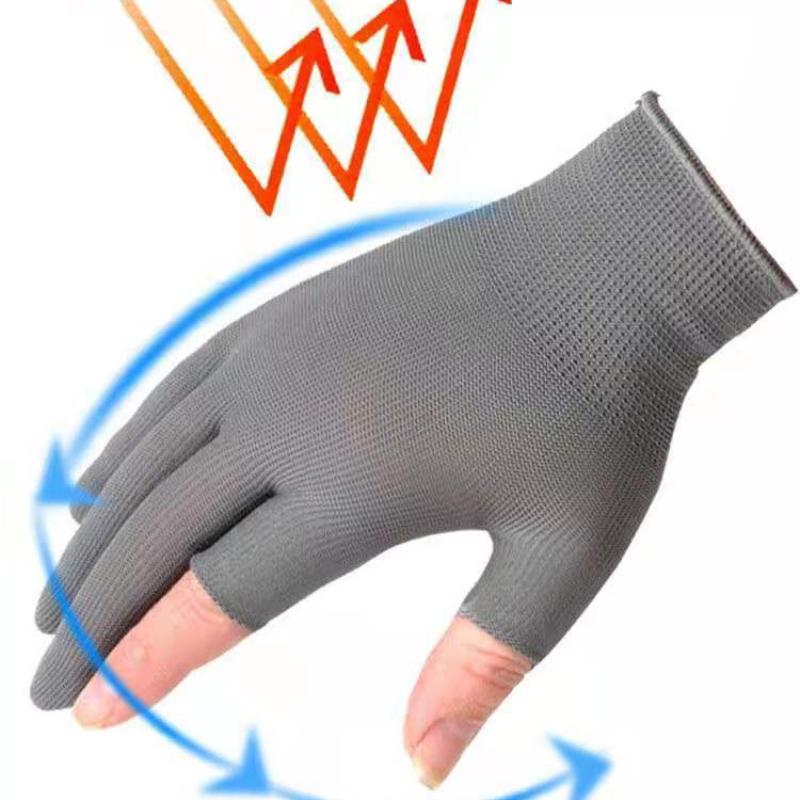 Waterproof Anti-Slip Fishing Gloves Two-Finger Winter Cycling Gloves Full Outdoor Riding Sport Touchscreen Half-Finger Gloves