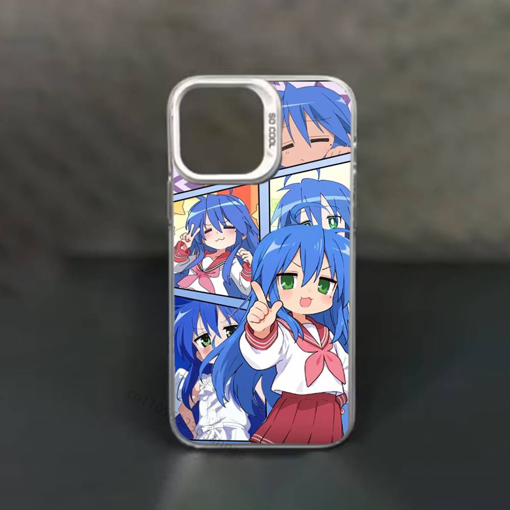 Konata Izumi L-Lucky S-Star Handyhülle für iPhone 17 11 12 Pro Max Plus Mini Air SE 16e 14 15 16 13 Soft Shell